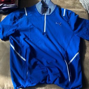 Puma short sleeve zip